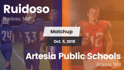 Matchup: Ruidoso  vs. Artesia Public Schools 2018