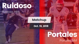 Matchup: Ruidoso  vs. Portales  2018