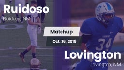 Matchup: Ruidoso  vs. Lovington  2018