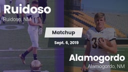 Matchup: Ruidoso  vs. Alamogordo  2019