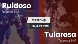 Matchup: Ruidoso  vs. Tularosa  2019