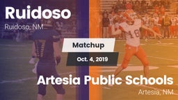 Matchup: Ruidoso  vs. Artesia Public Schools 2019