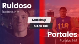 Matchup: Ruidoso  vs. Portales  2019