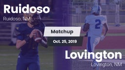 Matchup: Ruidoso  vs. Lovington  2019