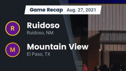 Recap: Ruidoso  vs. Mountain View  2021