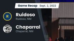 Recap: Ruidoso  vs. Chaparral  2022