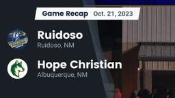 Recap: Ruidoso  vs. Hope Christian  2023