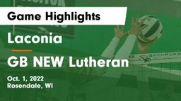 Laconia  vs GB NEW Lutheran Game Highlights - Oct. 1, 2022