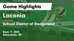 Laconia  vs School District of Dodgeland Game Highlights - Sept. 9, 2023