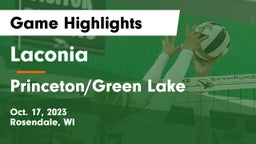 Laconia  vs Princeton/Green Lake  Game Highlights - Oct. 17, 2023