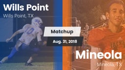 Matchup: Wills Point High vs. Mineola  2018