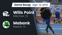Recap: Wills Point  vs. Mabank  2018