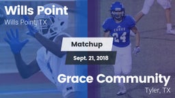 Matchup: Wills Point High vs. Grace Community  2018
