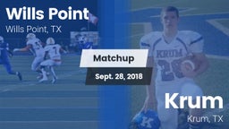 Matchup: Wills Point High vs. Krum  2018