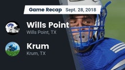 Recap: Wills Point  vs. Krum  2018
