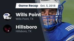 Recap: Wills Point  vs. Hillsboro  2018