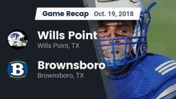 Recap: Wills Point  vs. Brownsboro  2018