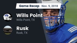 Recap: Wills Point  vs. Rusk  2018