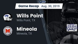 Recap: Wills Point  vs. Mineola  2019