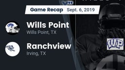Recap: Wills Point  vs. Ranchview  2019
