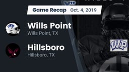 Recap: Wills Point  vs. Hillsboro  2019