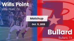 Matchup: Wills Point High vs. Bullard  2019