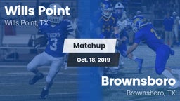 Matchup: Wills Point High vs. Brownsboro  2019