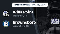 Recap: Wills Point  vs. Brownsboro  2019