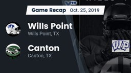 Recap: Wills Point  vs. Canton  2019