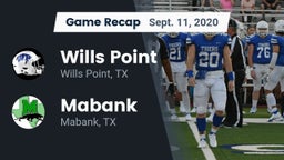 Recap: Wills Point  vs. Mabank  2020