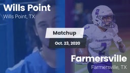 Matchup: Wills Point High vs. Farmersville  2020