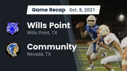 Recap: Wills Point  vs. Community  2021