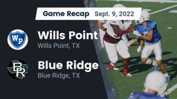 Recap: Wills Point  vs. Blue Ridge  2022