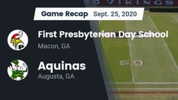 Recap: First Presbyterian Day School vs. Aquinas  2020