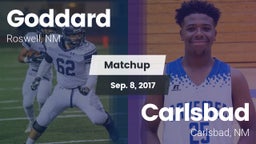 Matchup: Goddard  vs. Carlsbad  2017