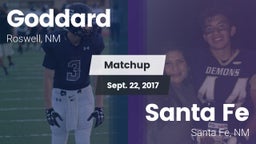Matchup: Goddard  vs. Santa Fe  2017