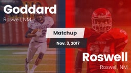Matchup: Goddard  vs. Roswell  2017