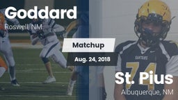 Matchup: Goddard  vs. St. Pius  2018