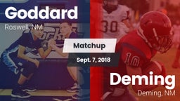 Matchup: Goddard  vs. Deming  2018