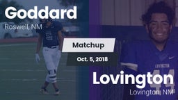 Matchup: Goddard  vs. Lovington  2018