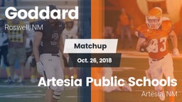 Matchup: Goddard  vs. Artesia Public Schools 2018