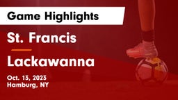St. Francis  vs Lackawanna  Game Highlights - Oct. 13, 2023