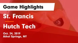 St. Francis  vs Hutch Tech  Game Highlights - Oct. 24, 2019