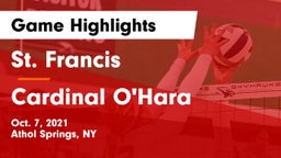 St. Francis  vs Cardinal O'Hara Game Highlights - Oct. 7, 2021