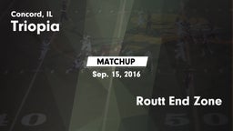 Matchup: Triopia  vs. Routt End Zone 2016