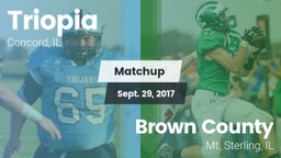 Matchup: Triopia  vs. Brown County  2017