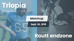 Matchup: Triopia  vs. Routt endzone 2018