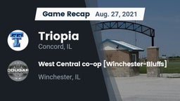 Recap: Triopia  vs. West Central co-op [Winchester-Bluffs]  2021