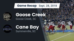 Recap: Goose Creek  vs. Cane Bay  2018