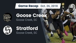 Recap: Goose Creek  vs. Stratford  2018